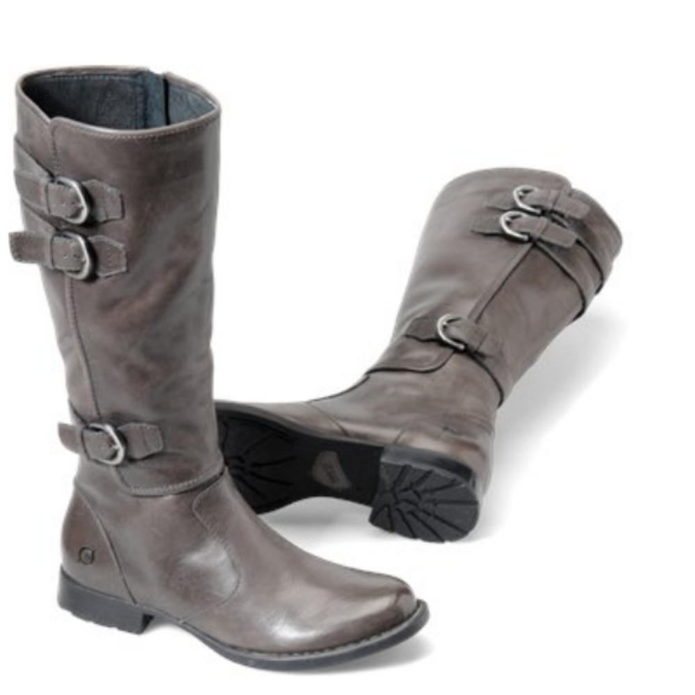Born Women Attila  Comfort Leather Tall Riding Boots shoes sz 7.5